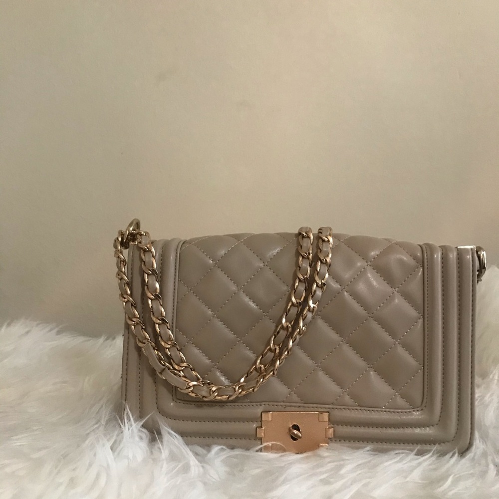 Beige/Nude Crossbody Bag